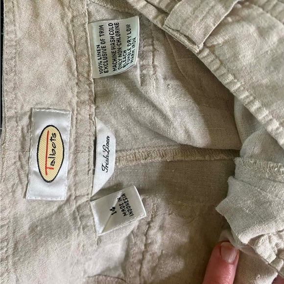 Talbots Irish Linen Pants - Picture 3 of 4